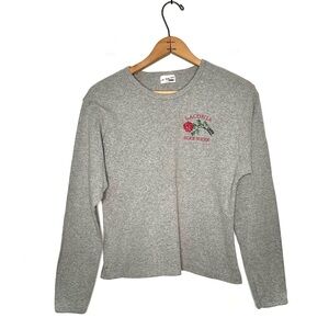 Vintage Gray Laconia Bike Week 1999 Long Sleeve Tee Size XL